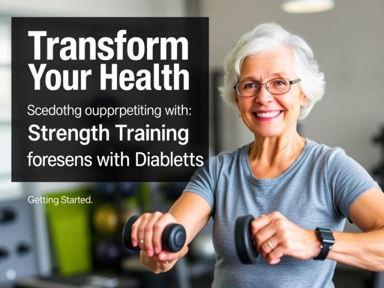 Transform Your Health: A Comprehensive Approach to Strength Training for Seniors with Diabetes