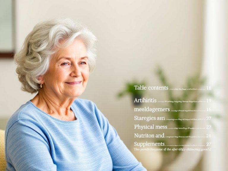 Empowering Independence: Effective Arthritis Management for Seniors Living Alone