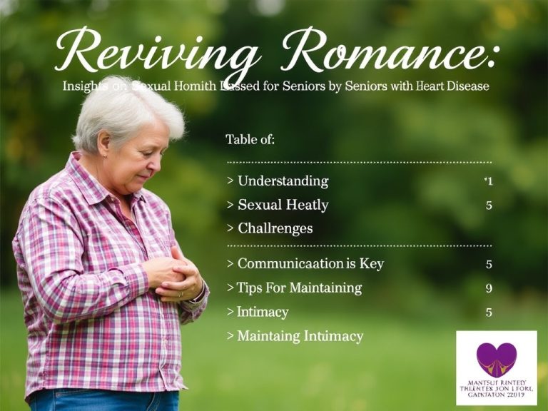 Reviving Romance: Insights on Sexual Health for Seniors with Heart Disease