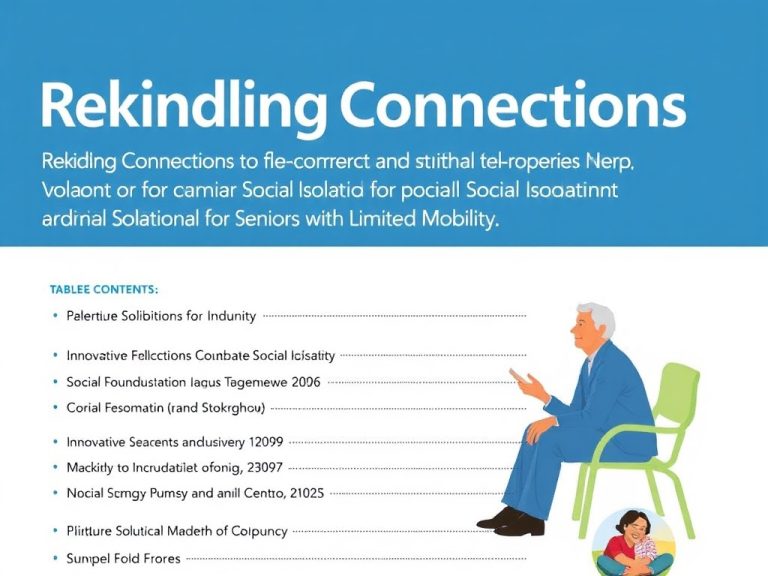 Rekindling Connections: Innovative Approaches to Combat Social Isolation for Seniors with Limited Mobility