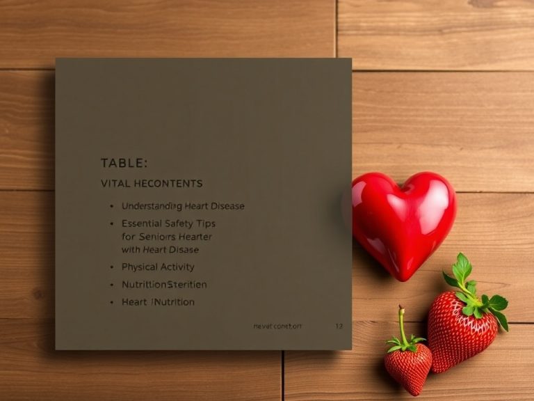 Vital Heart Health: Uncover Proven Safety Tips for Seniors with Heart Disease to Live Fully
