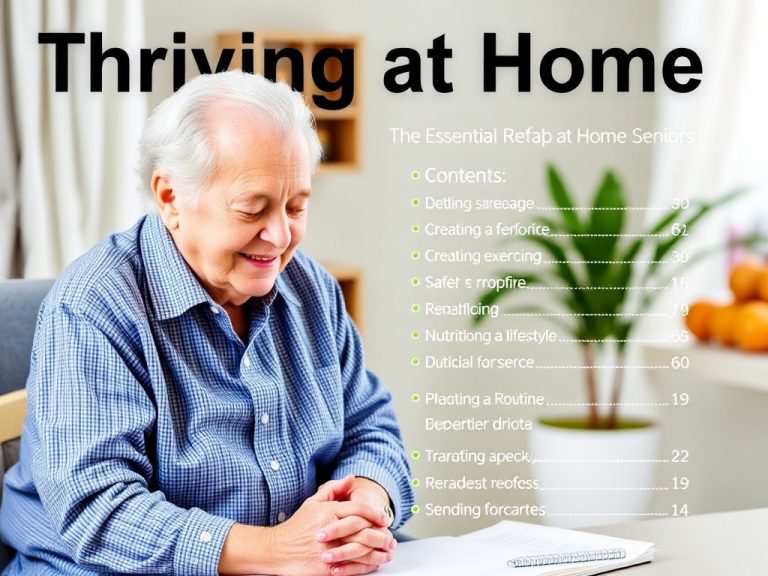Thriving at Home: The Essential Guide to Cardiac Rehab at Home for Seniors