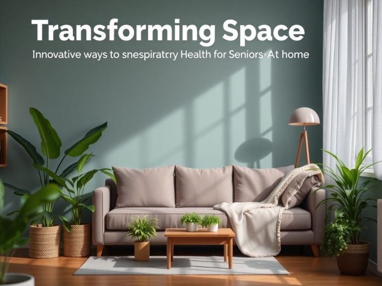Transforming Spaces: Innovative Ways to Boost Respiratory Health for Seniors at Home