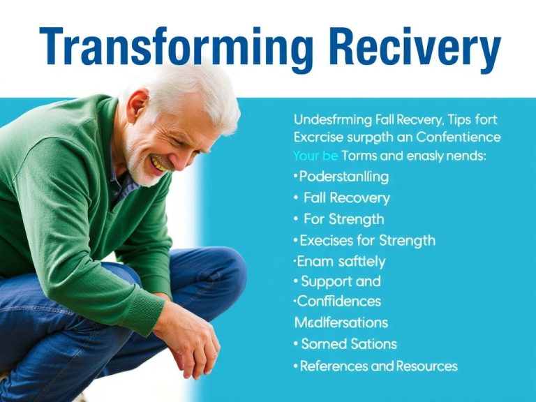 Transforming Recovery: Proven Fall Recovery Tips for Older Adults to Rebuild Strength and Confidence