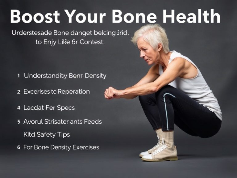 Boost Your Bone Health: Engaging Bone Density Exercises for Over 60 to Enjoy Life to the Fullest