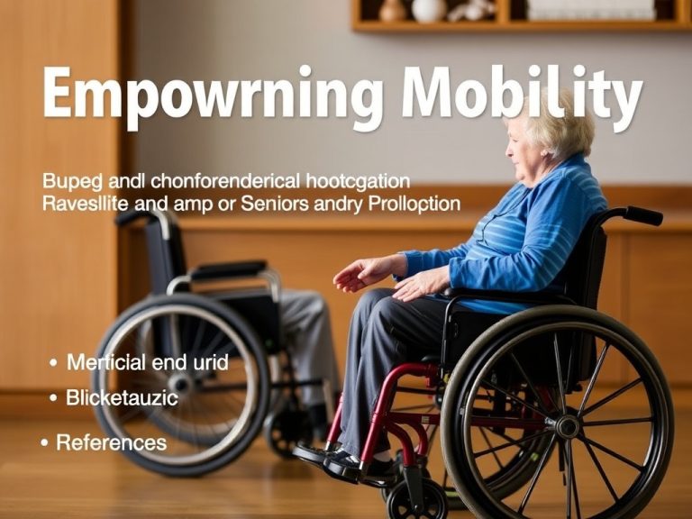 Empowering Mobility: Essential Strategies for Chronic Condition Management for Seniors in Wheelchairs